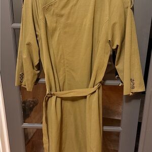 Amici Italian Olive Green Trench Coat